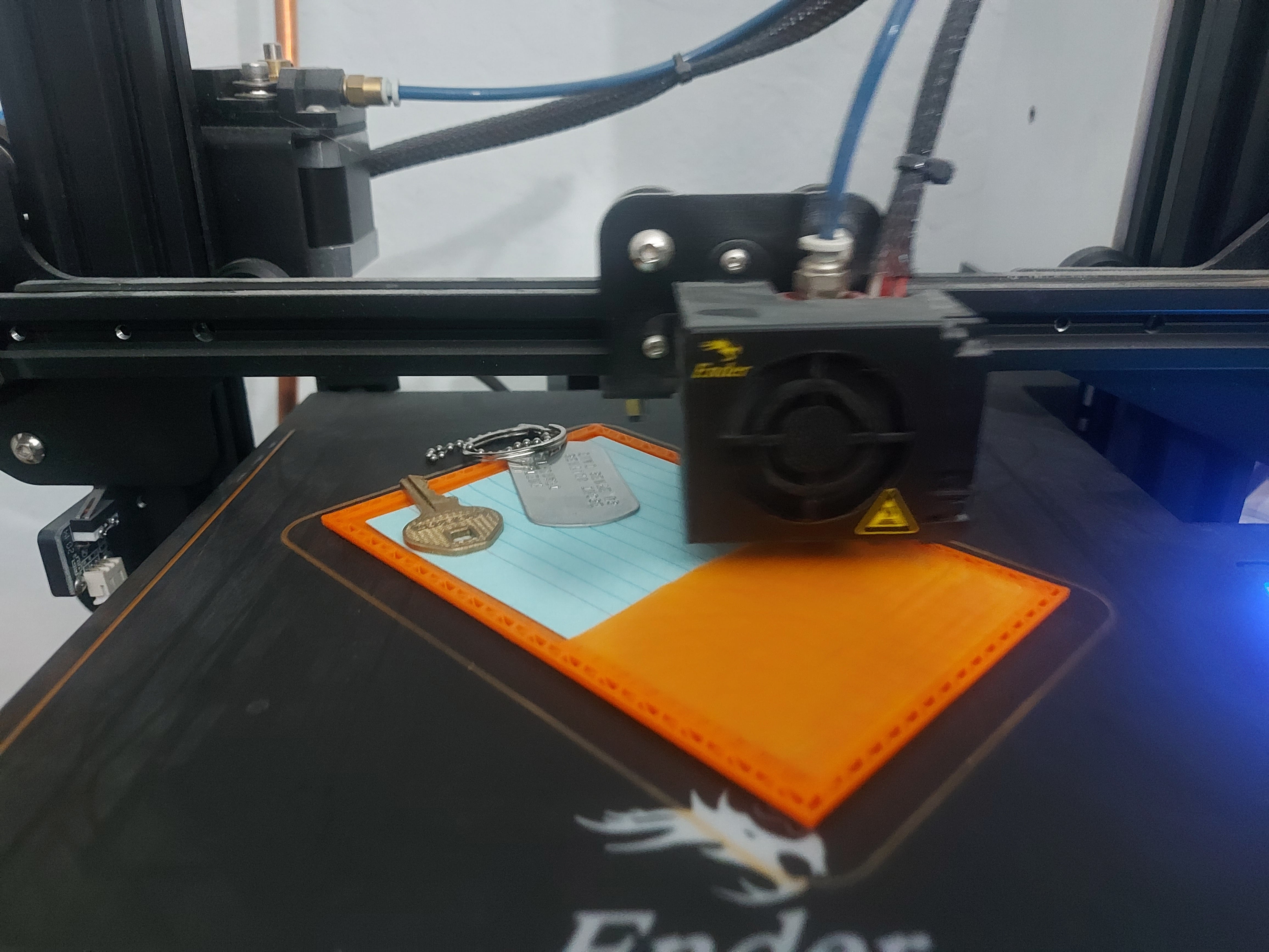 index card in printer