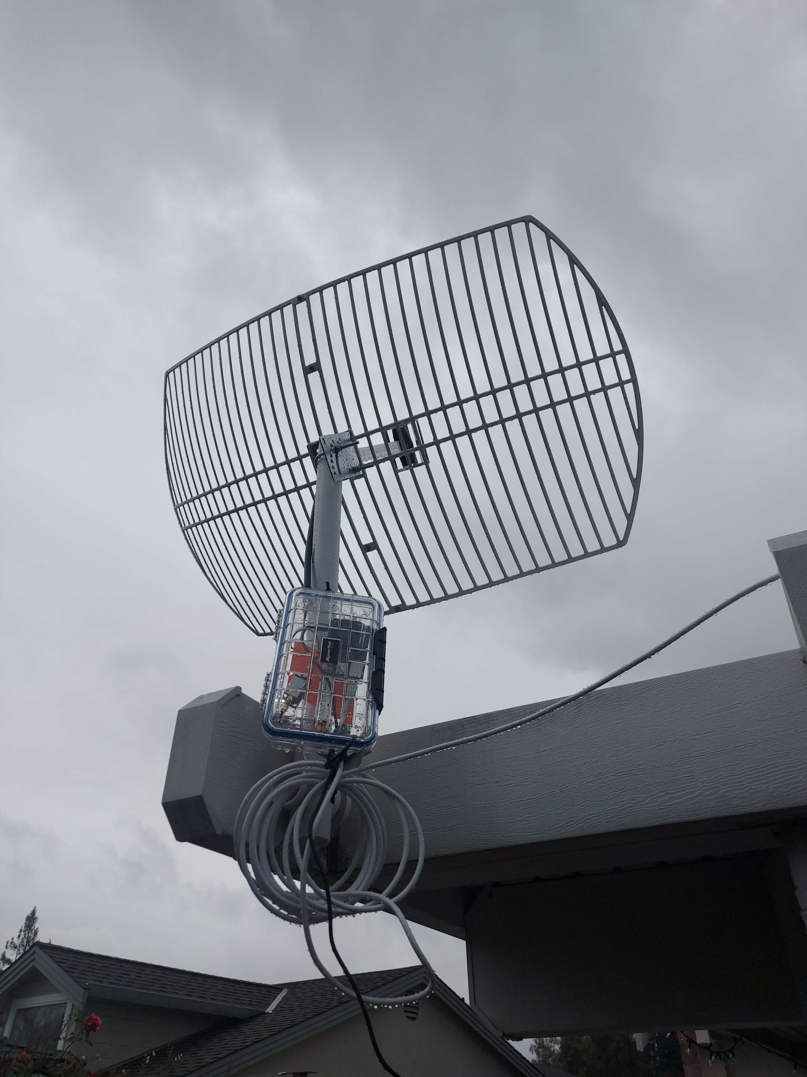 NOAA Satellite Receiver setup capturing weather data